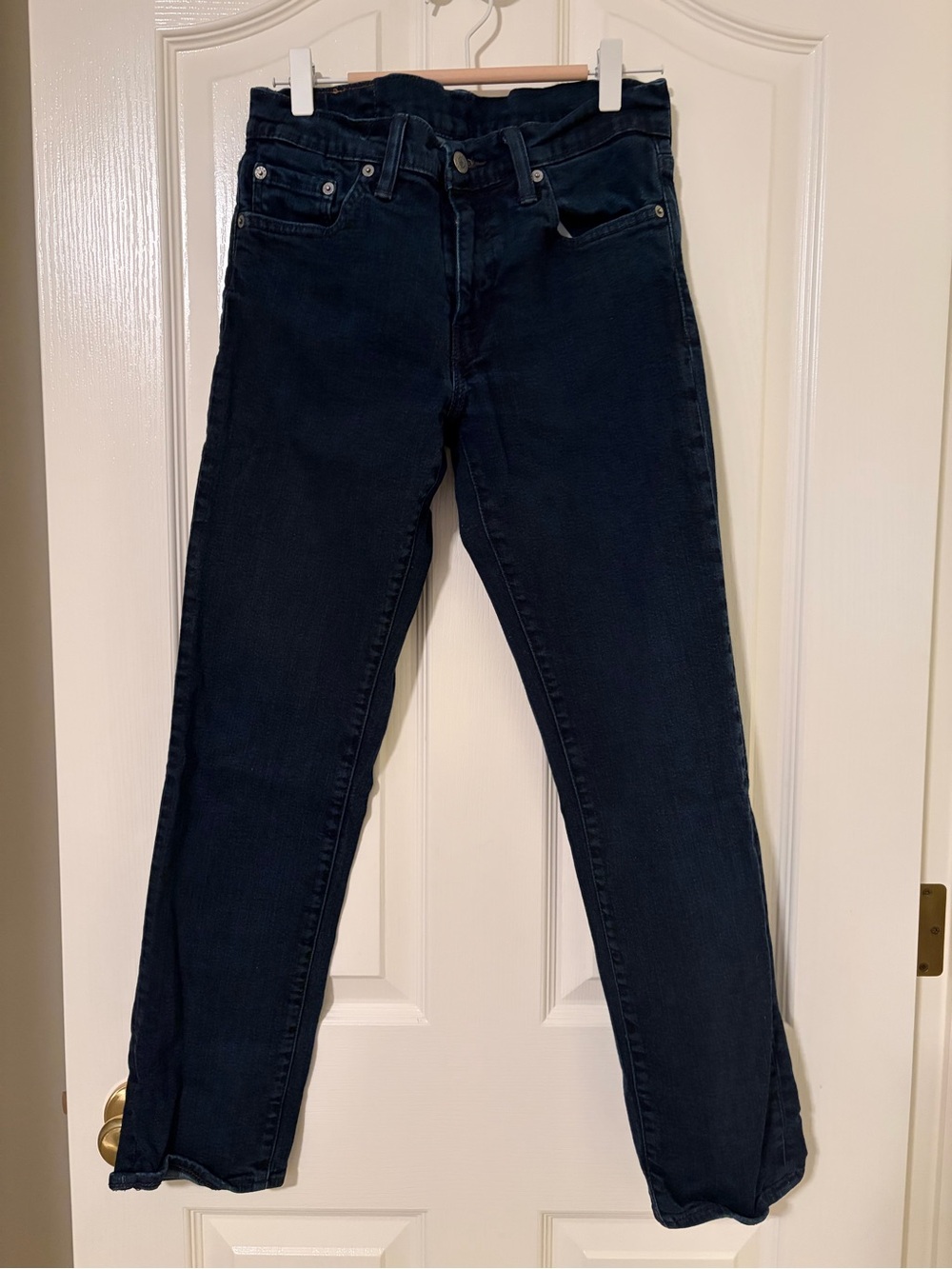 Levi's Men’s 511 30x30 Straight Leg Jeans in Dark Blue